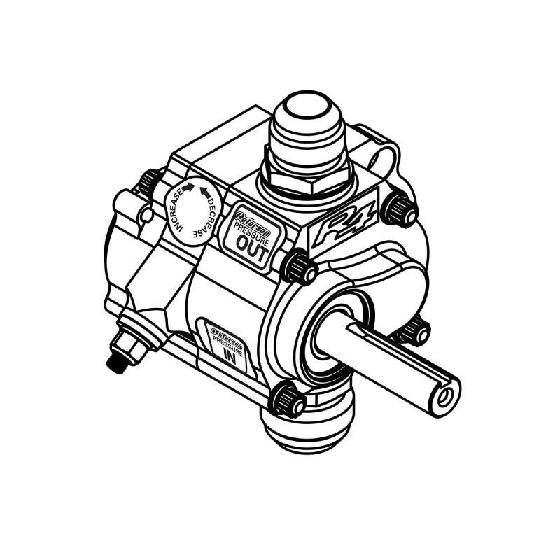 Peterson Fluid Systems R4 1-Stage Oil Pump - Right Side Mount - Rear Drive