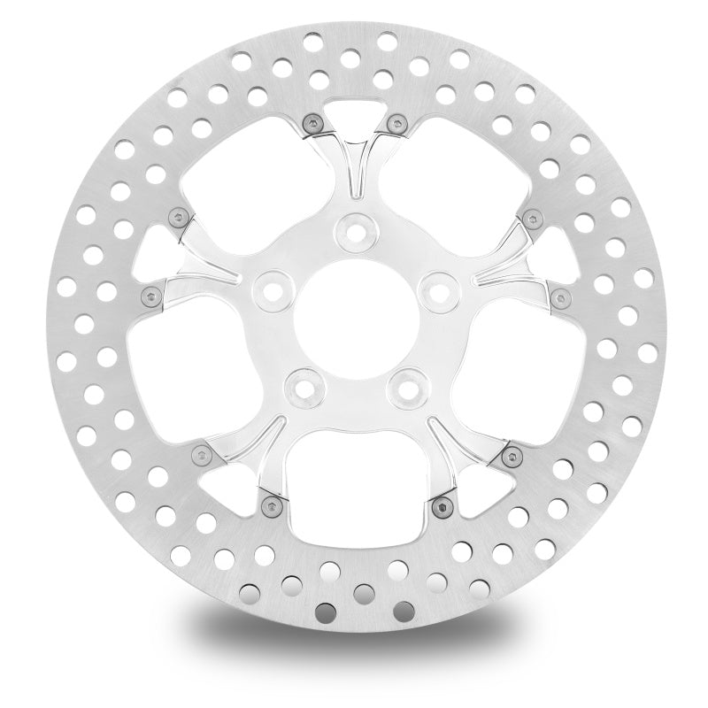 Performance Machine Disc/Carr 11.5 Galaxy Rear Left - Chrome
