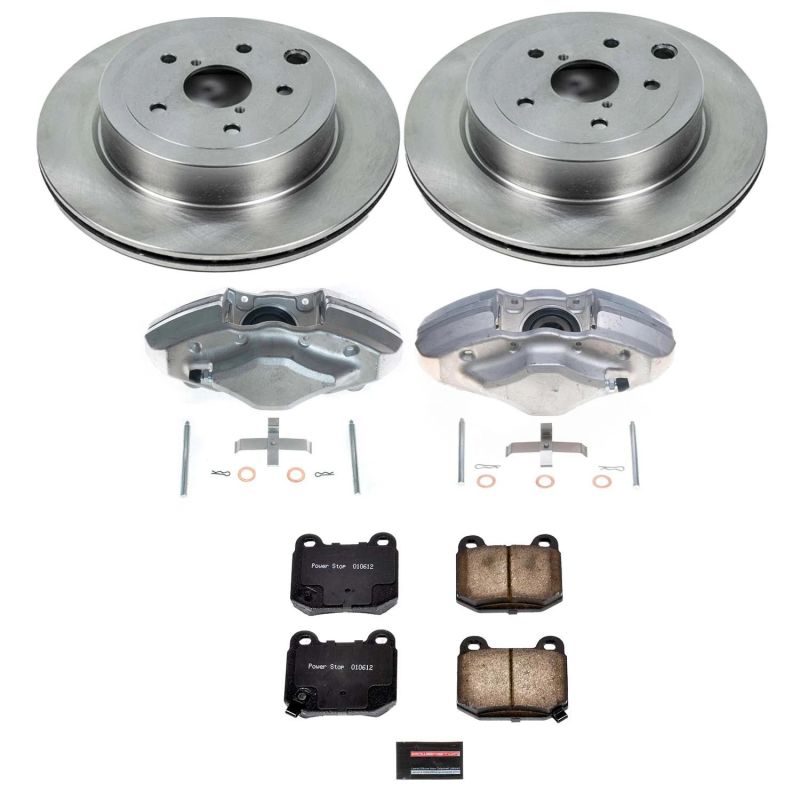 PowerStop Power Stop 08-14 Subaru Impreza Rear Autospecialty Brake Kit w/Calipers