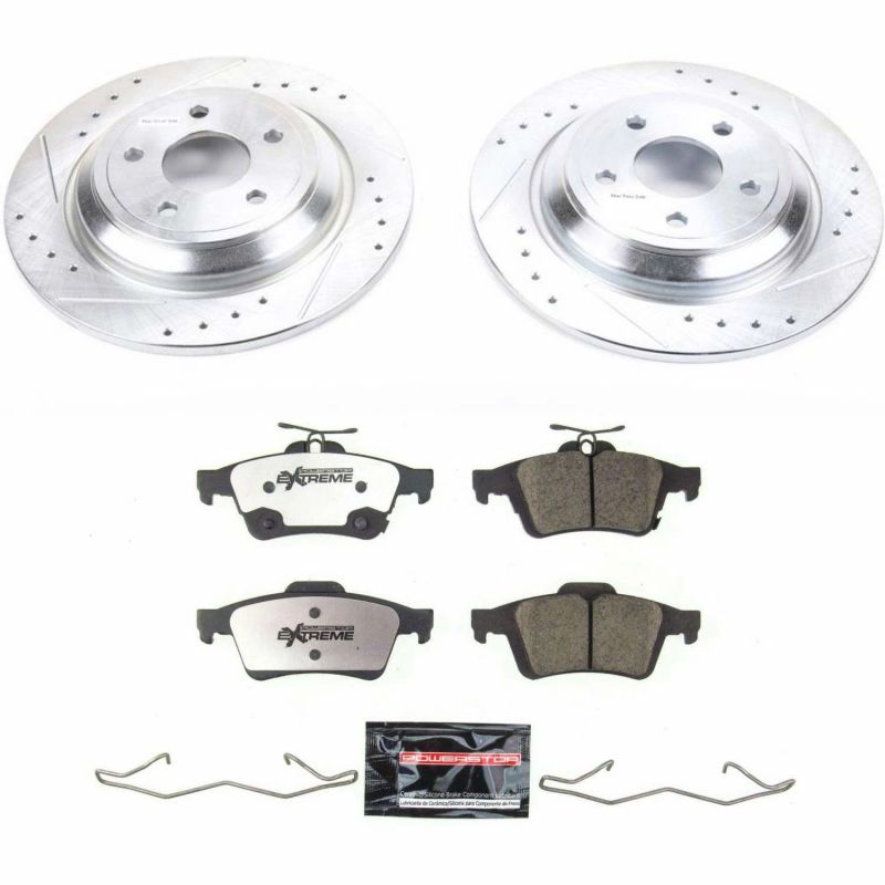 PowerStop Power Stop 16-18 Ford Focus Rear Z26 Street Warrior Brake Kit