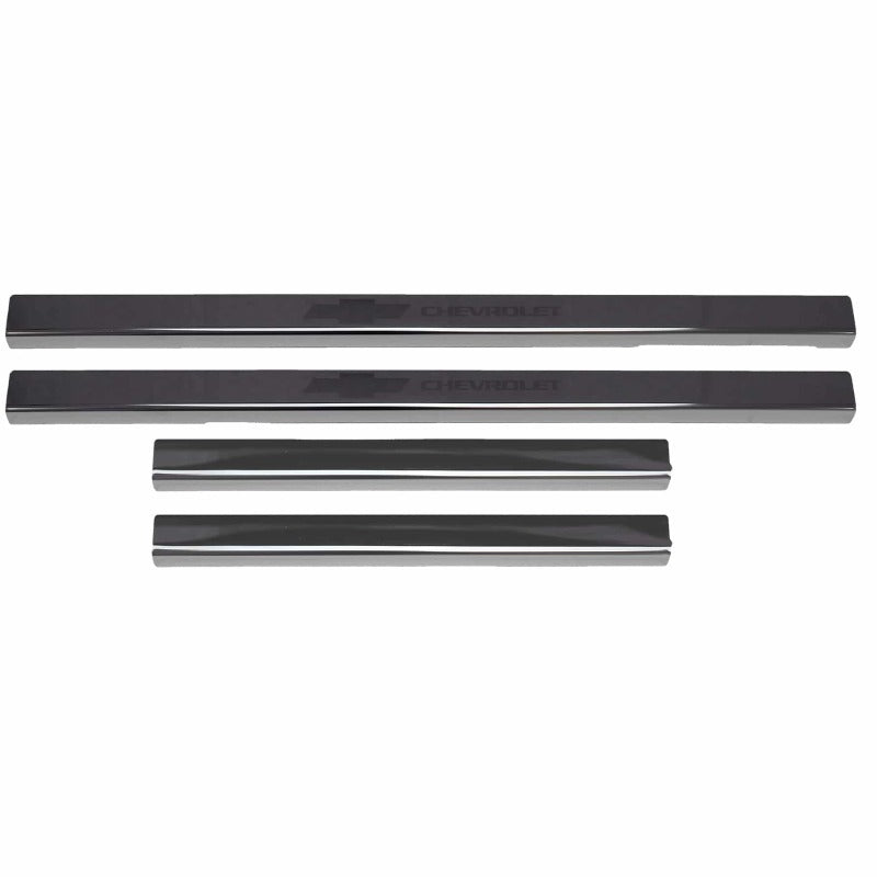 Putco 17-20 Ford SuperDuty - Crew Cab (4pcs) Black Platinum Door Sills