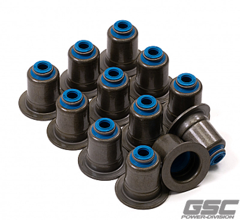 GSC Power Division GSC P-D Toyota Supra/BMW B58/N54/S55/S58 Viton Exhaust Valve Stem Seals - Set of 12