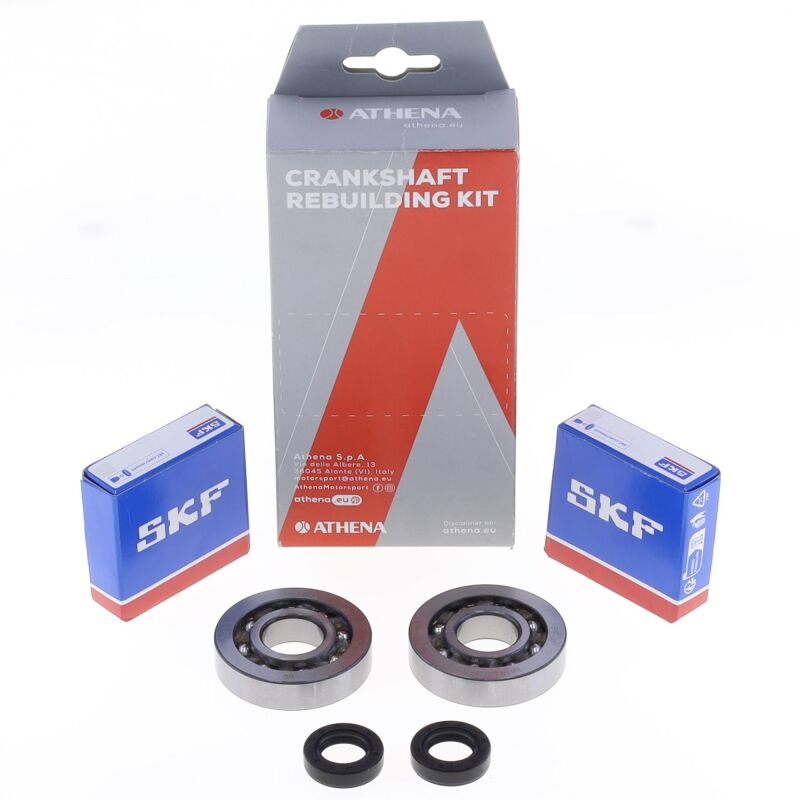 Athena 94-98 Peugeot FOX L 50 Crankshaft Bearing & Oil Seal Rebuilding Kit