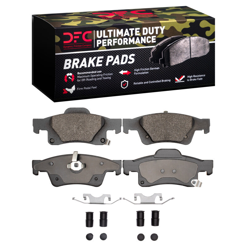 DFC 11-25 Dodge Durango Rear Ultimate Duty Performance Brake Pads and Hardware Kit