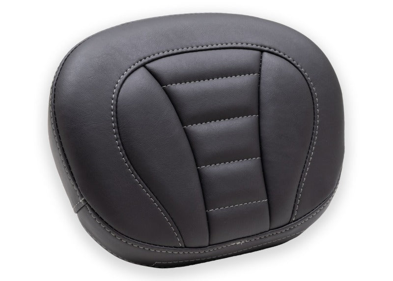 Mustang Motorcycle Mustang 08-21 Harley Road King, 08-23 Street Glide Trike Sissy Bar Pad (12 inch x 9 inch) - Black