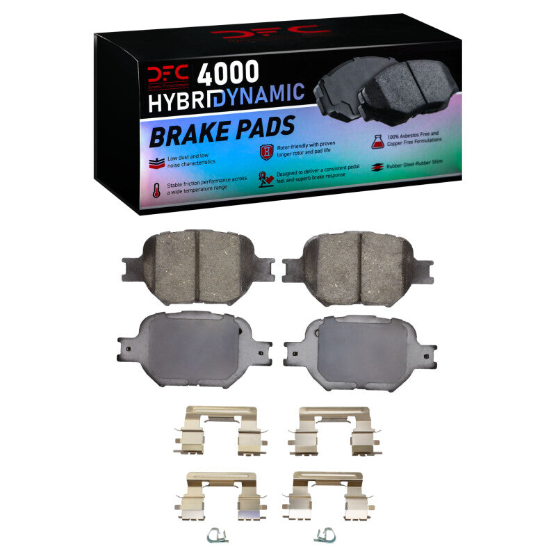 DFC 00-10 Scion TC Front 4000 HybriDynamic Brake Pads and Hardware Kit