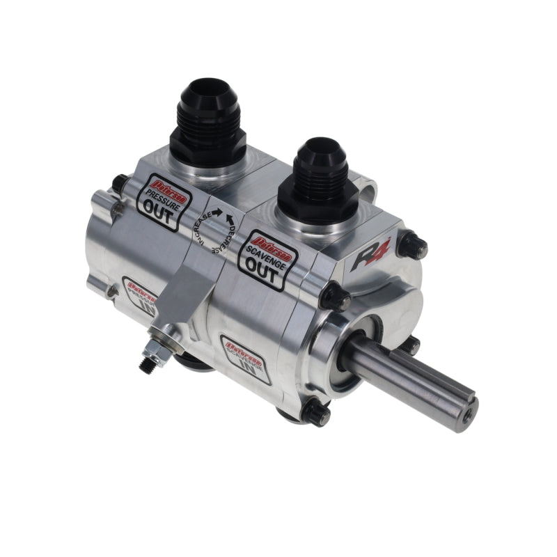 Peterson Fluid Systems R4 2-Stage Oil Pump - Right Side Mount - HV - Rear Drive