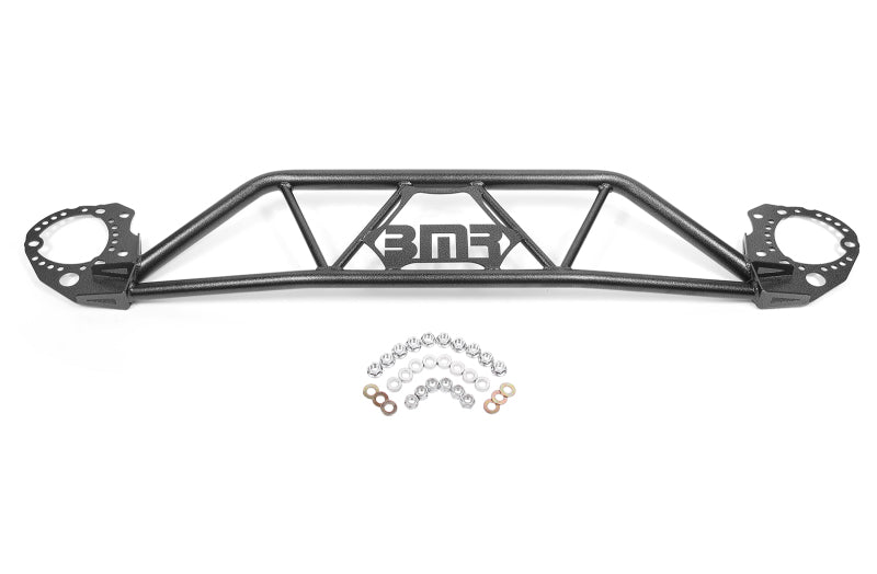 BMR Suspension BMR 15-20 Ford Mustang Front Twin Tube Design Strut Tower Brace - Black Hammertone
