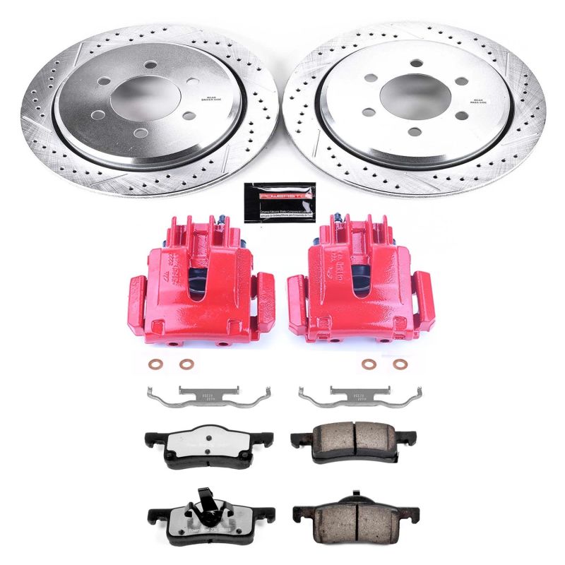 PowerStop Power Stop 02-06 Ford Expedition Rear Z36 Truck & Tow Brake Kit w/Calipers