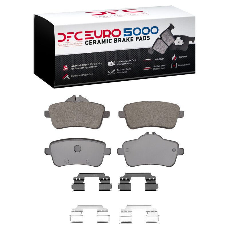 DFC 12-20 Mercedes-Benz GLE400 Rear Euro 5000 Ceramic Brake Pads and Hardware Kit