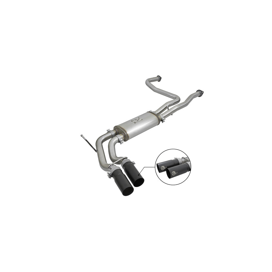 aFe 49-46124-B Cat-Back Exhaust System Nissan Titan 04-15 V8-5.6L | ML Performance US Car Parts
