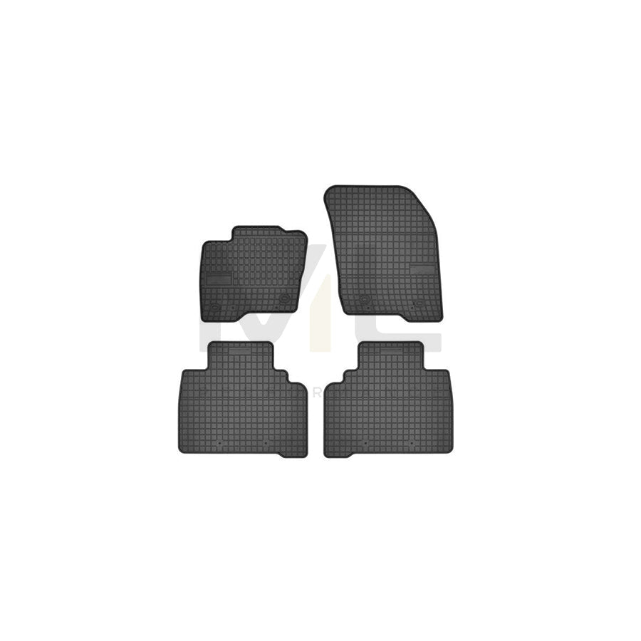 FROGUM Tailored 547037 Floor mat set for FORD S-Max Mk2 (CJ) Elastomer, Front and Rear, Quantity: 4, Black, (LHD)
