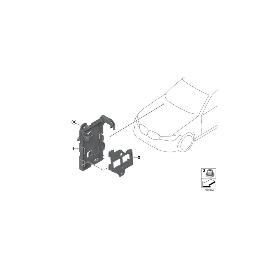 Genuine BMW 61359856129 G20 G21 Cover, Bdc (Inc. 320i, 318d & 330d) | ML Performance US
