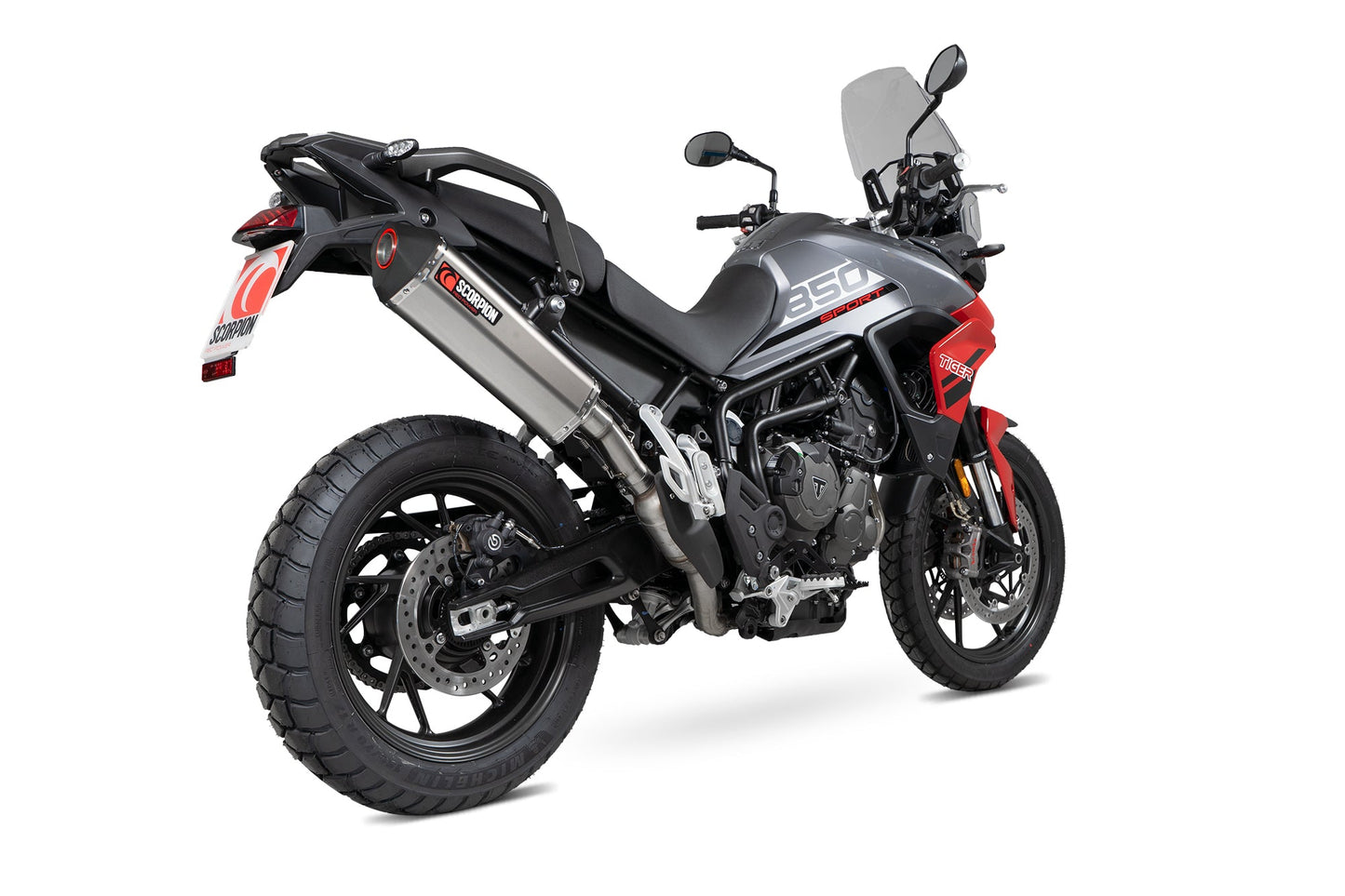 Scorpion RTR92TEO Triumph Tiger 850 Serket Parallel Slip-On - Titanium Sleeve | ML Performance US US