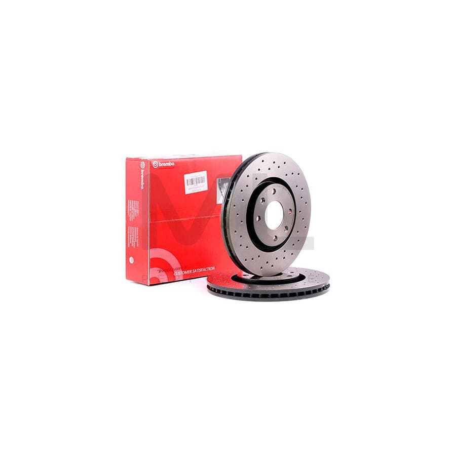 BREMBO XTRA LINE 09.8760.1X Brake Disc Perforated / Vented, Coated, High-carbon, with bolts/screws | ML Performance Car Parts
