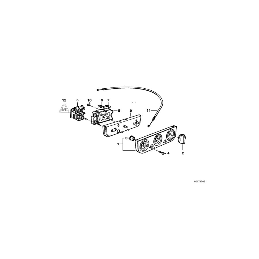Genuine BMW 64118368042 E36 Push Button Heated Rear Window (Inc. 316i, 318i & 325td) | ML Performance US Car Parts