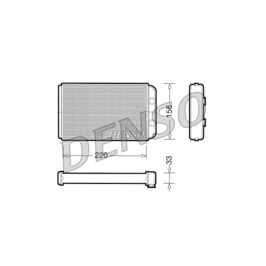 DENSO DRR09090 Heater Matrix