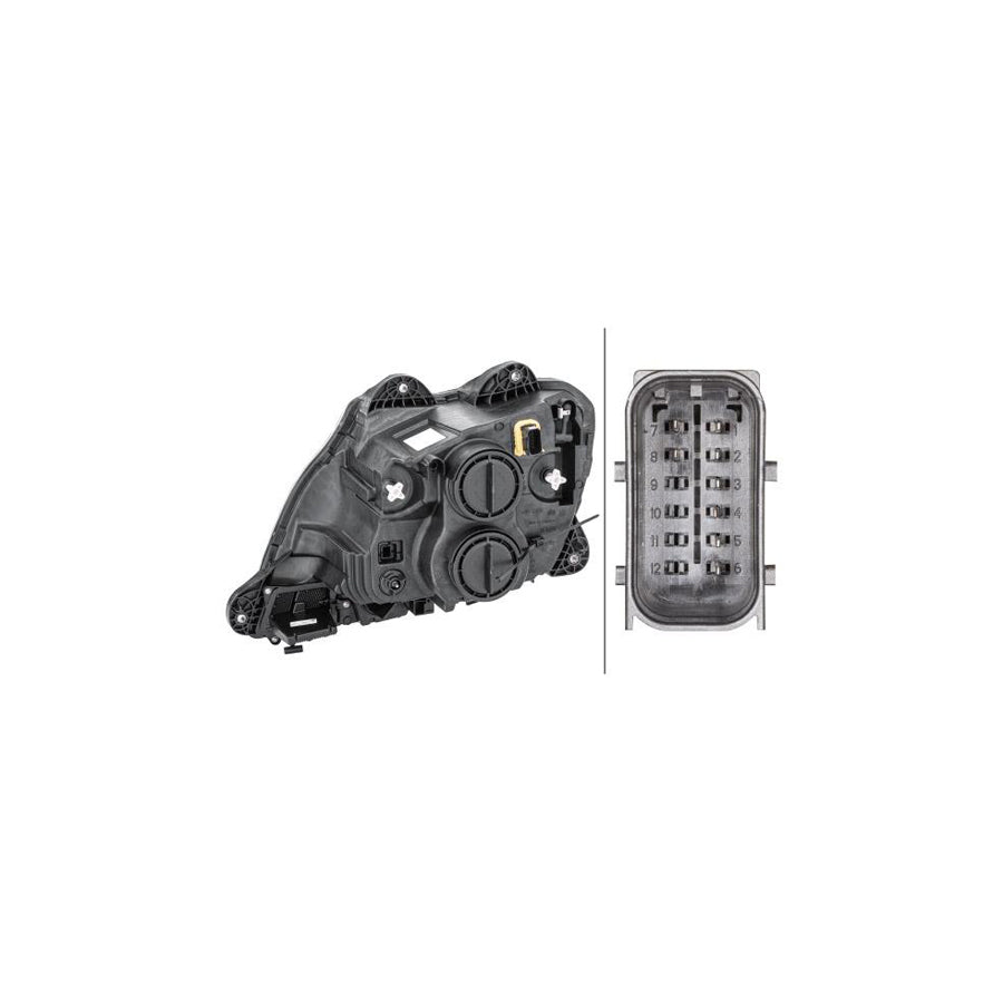 Hella 1ED 010 116-521 Headlight