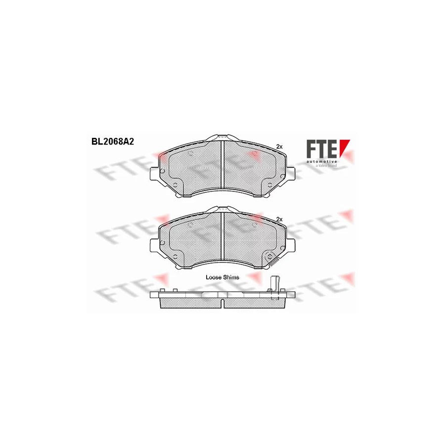 FTE Bl2068A2 Brake Pad Set