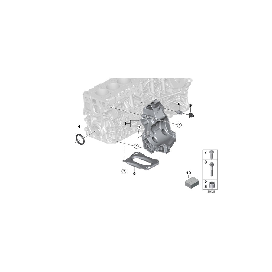 Genuine BMW 11118511973 F34 F11 F31 Bowl Reinforcement (Inc. X5 35dX, X5 30dX & X3 35dX) | ML Performance US Car Parts
