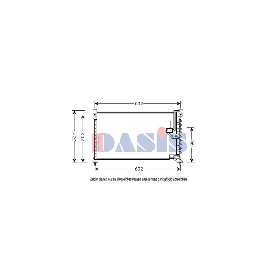 AKS Dasis 102030N Air Conditioning Condenser for Honda Accord