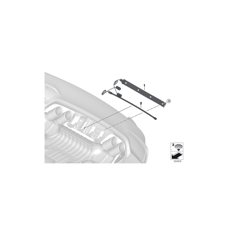 Genuine BMW 61358088969 F91 F93 F92 Sensor For Ca (Inc. M8) | ML Performance US