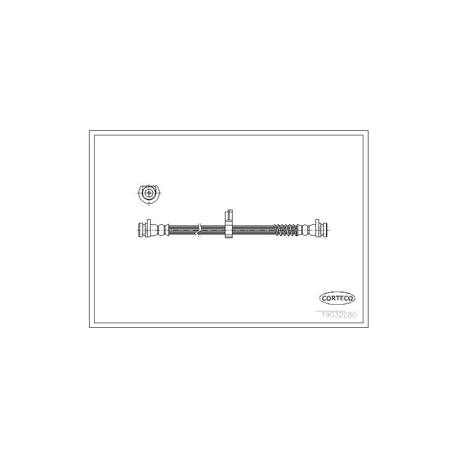 Corteco 19032280 Brake Hose for Land Rover Freelander
