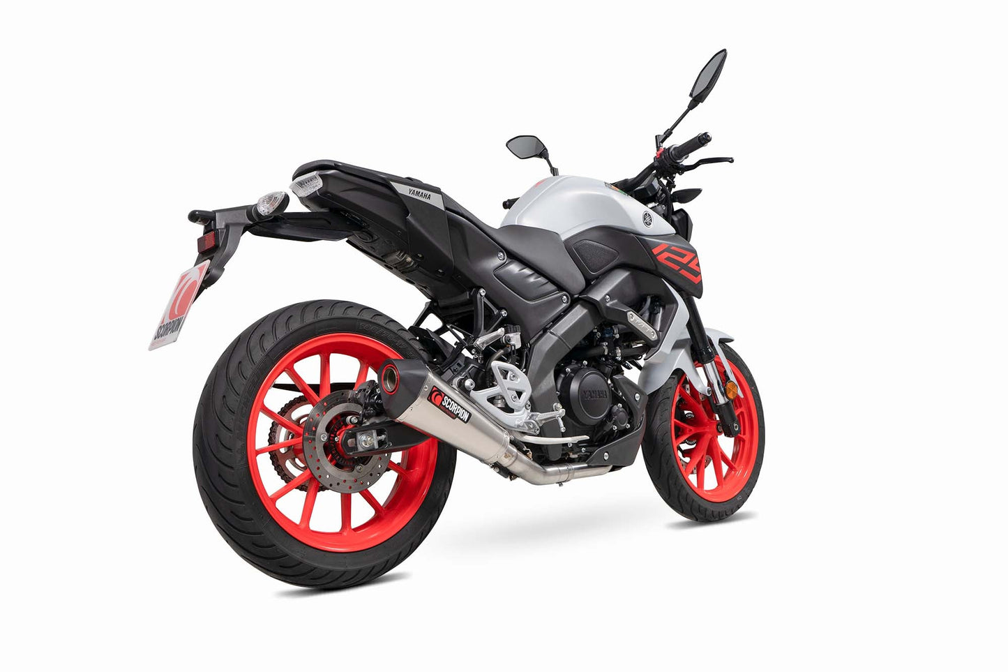 Scorpion RYA118SYSTEO Yamaha MT-125 Euro 4 Serket Taper Full System - Titanium Sleeve | ML Performance US US