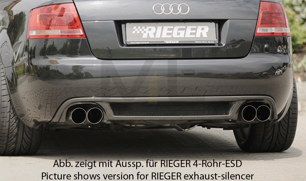 Rieger 00099819 Audi 8H A4 Rear Diffuser 3 | ML Performance UK Car Parts