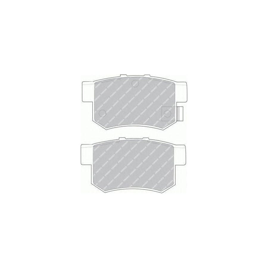 Ferodo Fsl956 Brake Pad Set Fuse Technology With Acoustic Wear Warning