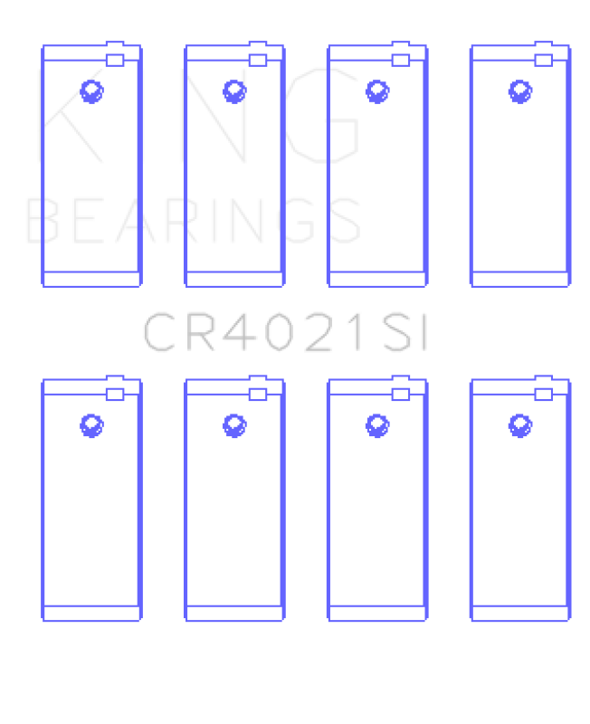 King Engine Bearings Escort 1.9 1987/89 (Size +0.75mm) Connecting Rod Bearing Set