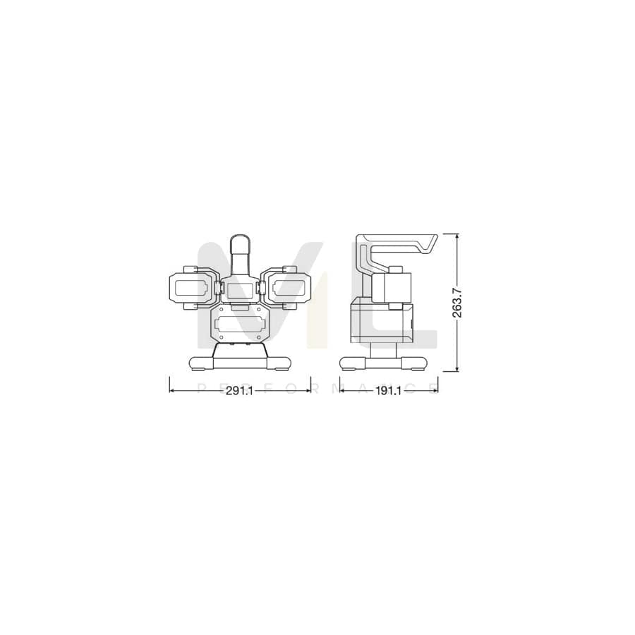 OSRAM LEDIL SPACE 1000 Inspection lamp LED 3,7V