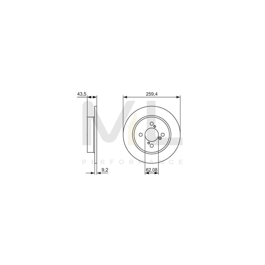 BOSCH 0 986 479 792 Brake Disc for SUZUKI Swift IV Hatchback (FZ, NZ) Solid, Oiled, High-carbon | ML Performance Car Parts