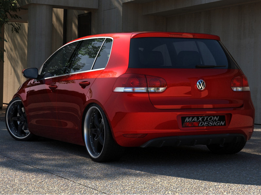 Maxton Design VW-GO-6-RS0T Rear Valance VW Golf MK6 No ExhauST Cut Out (2008-2012) | ML Performance UK Car Parts