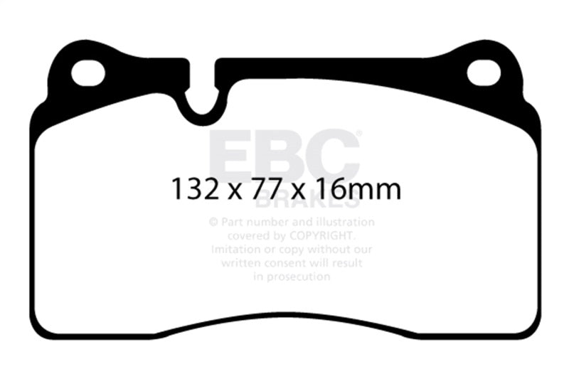 EBC Racing 2009+ AC MK VI 6.2L SR-11 Sintered Race Front Brake Pads