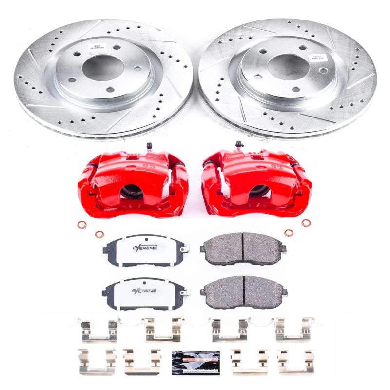 PowerStop Power Stop 11-17 Nissan Juke Front Z26 Street Warrior Brake Kit w/Calipers