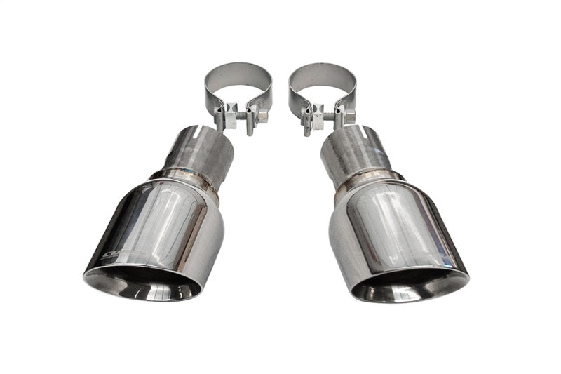 CORSA Performance Corsa 2011-2021 Jeep Grand Cherokee Single 2.5in Inlet / 4.5in Outlet Polished Pro-Series Tip Kit