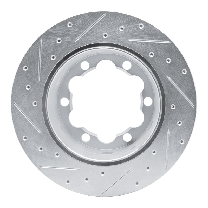 R1 Concepts R1 02-06 Dodge Sprinter 3500 Rear Right Drilled & Slotted Silver Brake Rotor