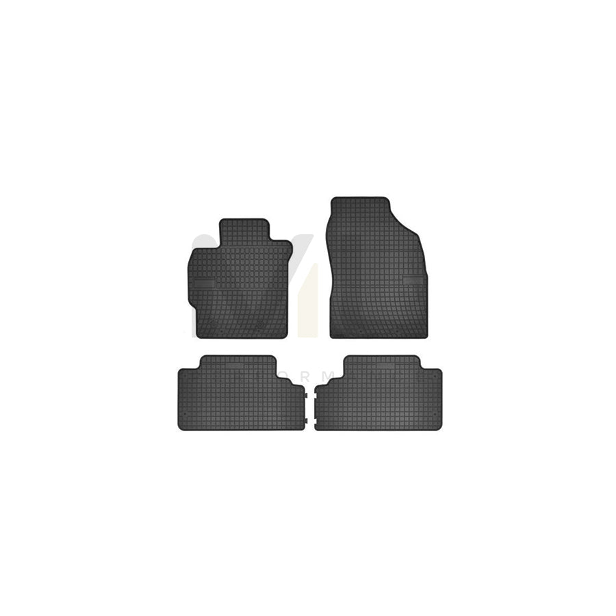 FROGUM Tailored 542766 Floor mat set for TOYOTA Auris Hatchback (E15) Elastomer, Front and Rear, Quantity: 4, Black, (LHD)