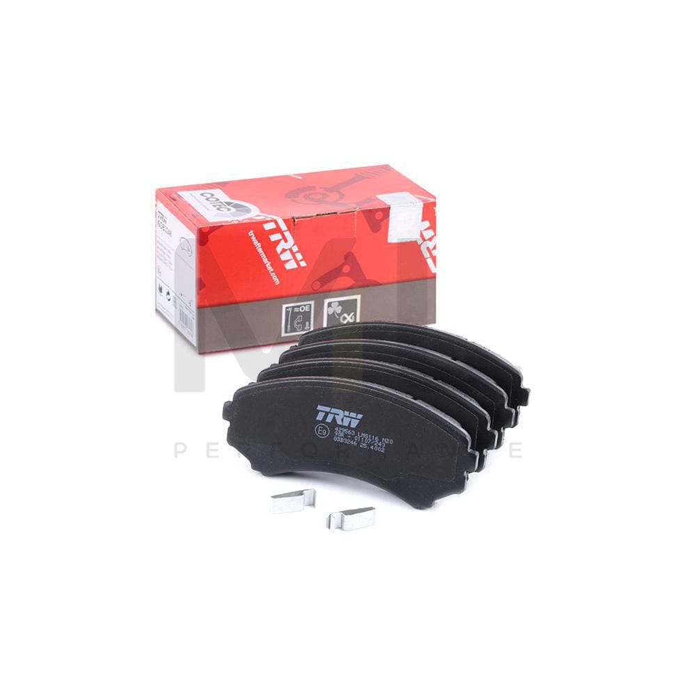 TRW Cotec Gdb3246 Brake Pad Set Not Prepared For Wear Indicator, With Accessories | ML Performance Car Parts