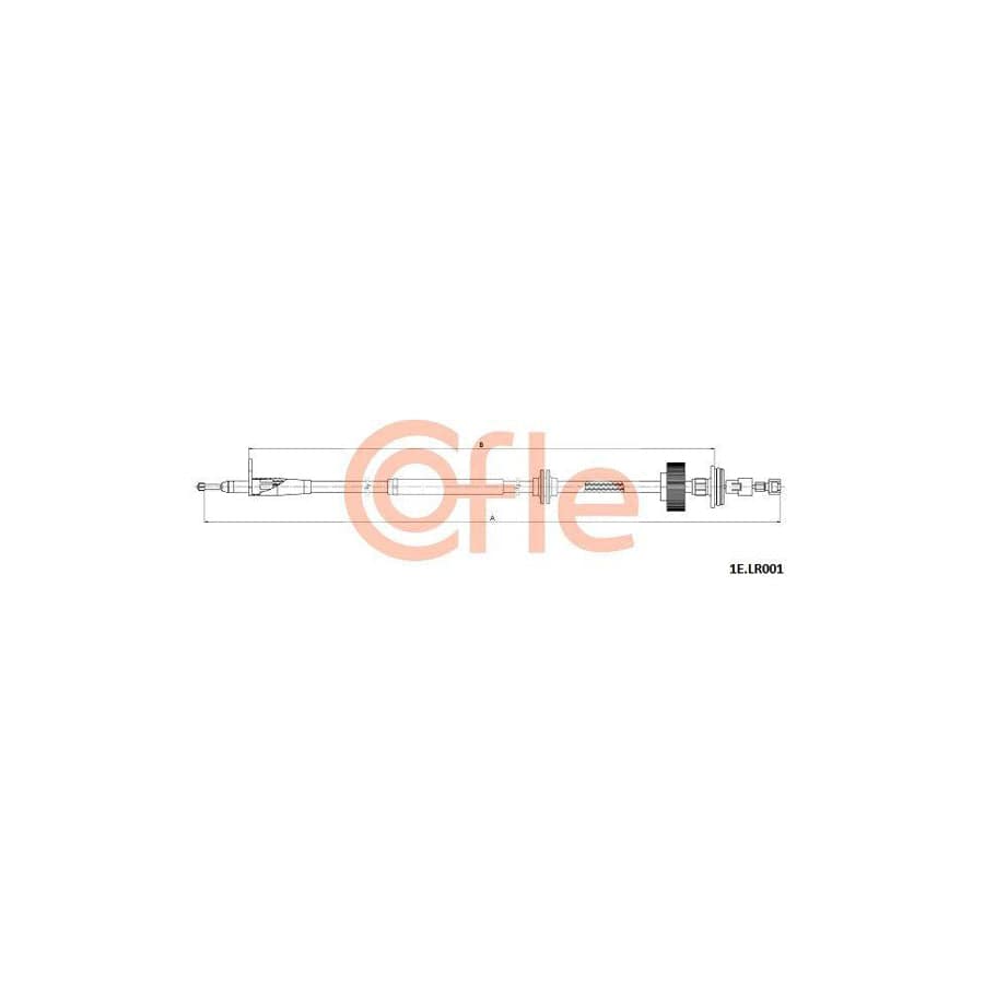 Cofle 92.1E.Lr001 Hand Brake Cable for Land Rover Range Rover III (L322)