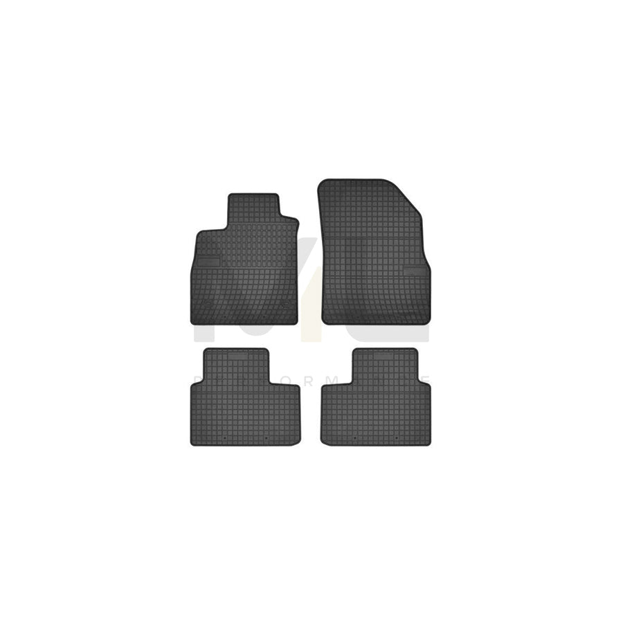 FROGUM Tailored 547020 Floor mat set for RENAULT Talisman Grandtour (KP_) Elastomer, Front and Rear, Quantity: 4, Black, (LHD)