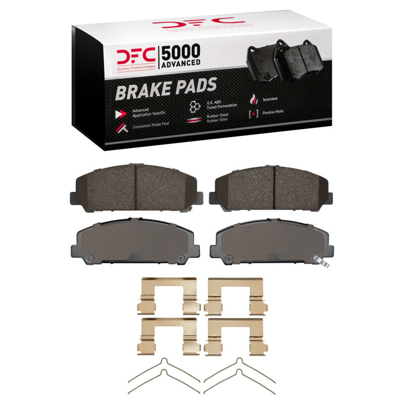 DFC 05-24 Nissan Titan Front 5000 Advanced Ceramic Brake Pads and Hardware Kit