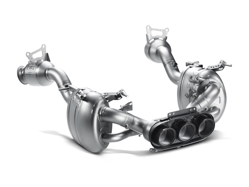 Akrapovic Akrapovic 10-15 Ferrari 458 Italia/458 Spyder Slip-On Line (Titanium) w/ Carbon Tips