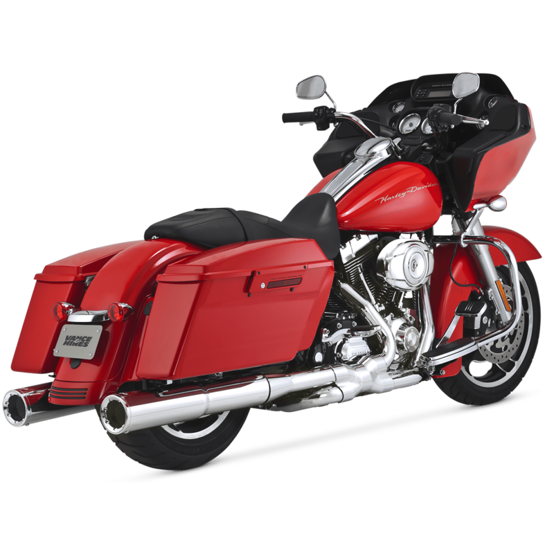 Vance and Hines Vance & Hines HD Dresser 17-22 Hi-Output S/O Chrome Slip-On Exhaust