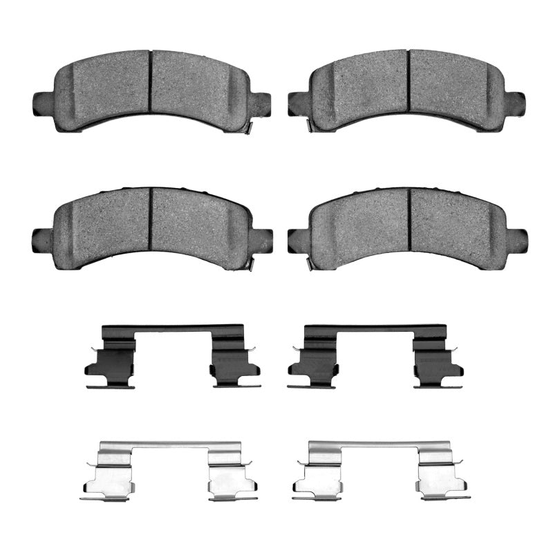R1 Concepts R1 02-14 Cadillac Escalade EXT Rear Semi Met Pads & Hardware Kit