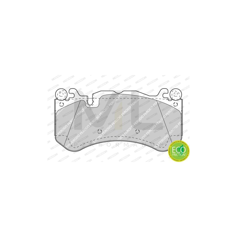Ferodo Premier Eco Friction Fdb1618 Brake Pad Set For Bmw X5 (E53) Not Prepared For Wear Indicator, With Piston Clip, Without Accessories | ML Performance Car Parts