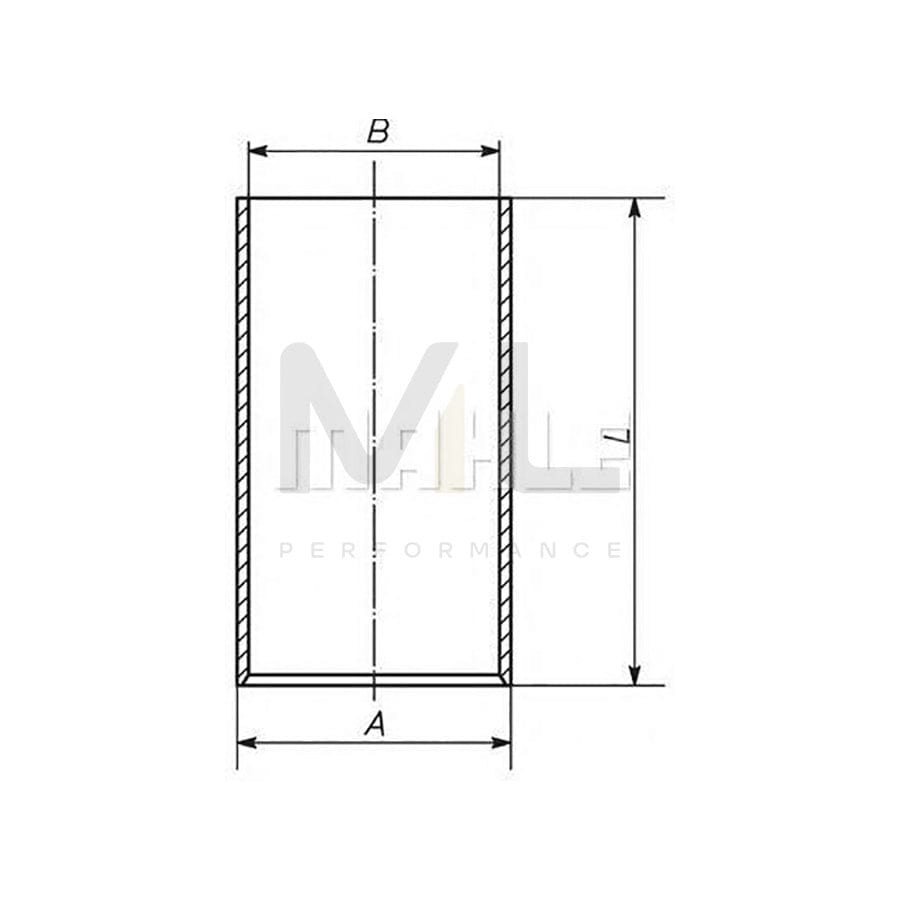MAHLE ORIGINAL 007 WV 07 Cylinder Sleeve 95mm | ML Performance Car Parts