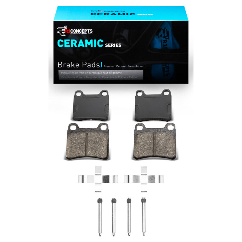 R1 Concepts R1 1983-1995 Mercedes-Benz C280 Rear R1 Ceramic Pads & Hardware Kit