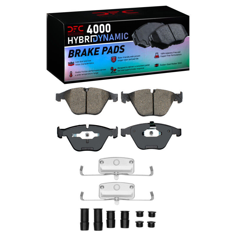 DFC 02-13 BMW 650I CONVERTIBLE Front 4000 HybriDynamic Brake Pads and Hardware Kit